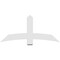 Ekena Millwork Bellingham Architectural Grade PVC Gable Bracket, 60"W x 27 1/2"H x 2"D x 6"F, 11/12 Pitch GBP060X28X0206BEL00 - alternate 2